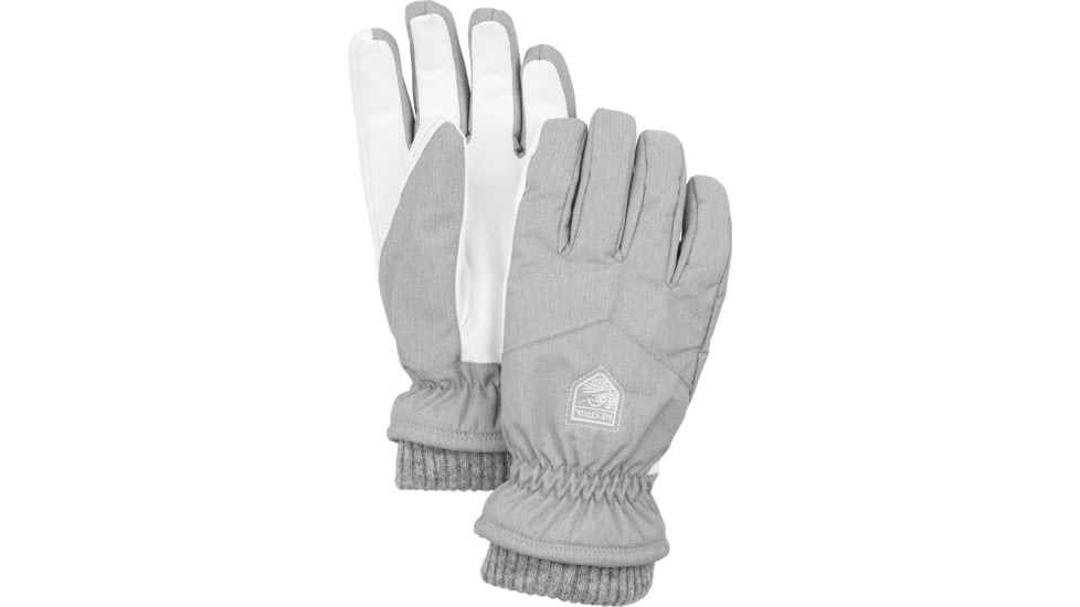 Hestra Primaloft Rib Knit Glove - Womens-Light Grey-5