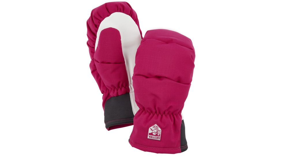 Hestra Swisswool Merino Jr Mittens - Kids, Fuchsia, 7, 32971-930-7