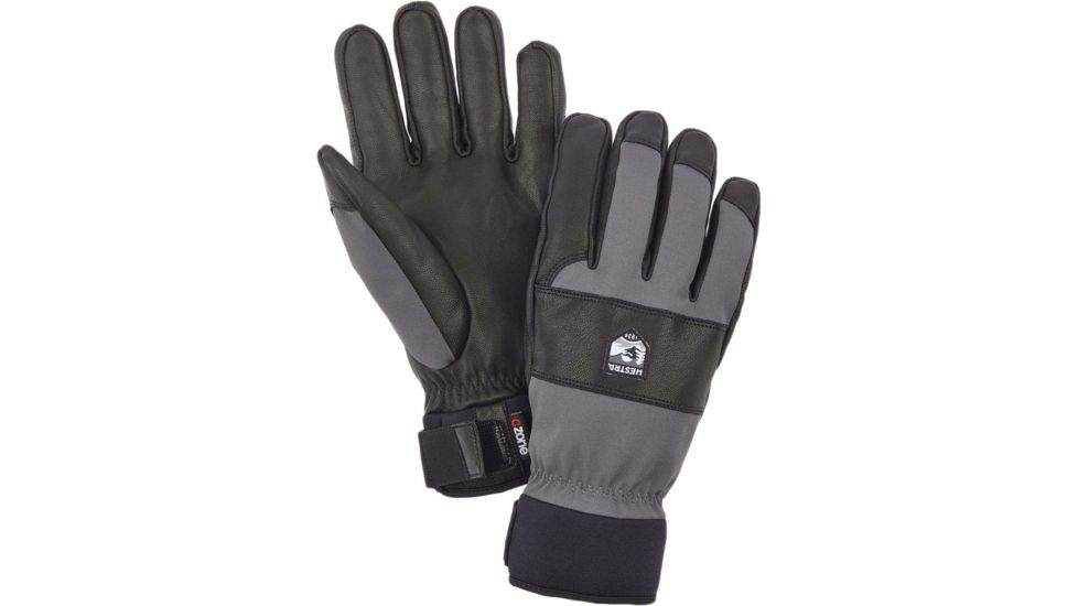 Hestra Vernum Spring Glove - Unisex, Grey/Black, 6, 31550-350100-06