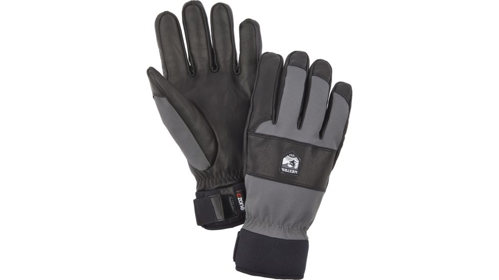 Hestra Vernum Spring Glove - Unisex, Grey/Black, 7, 31550-350100-07