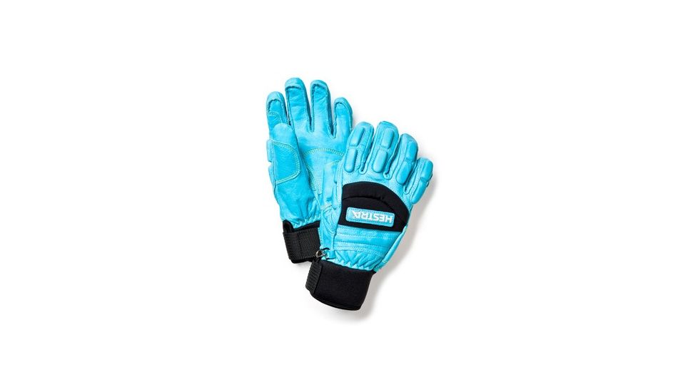 Hestra Vertical Cut Freeride Gloves-7-Turquoise
