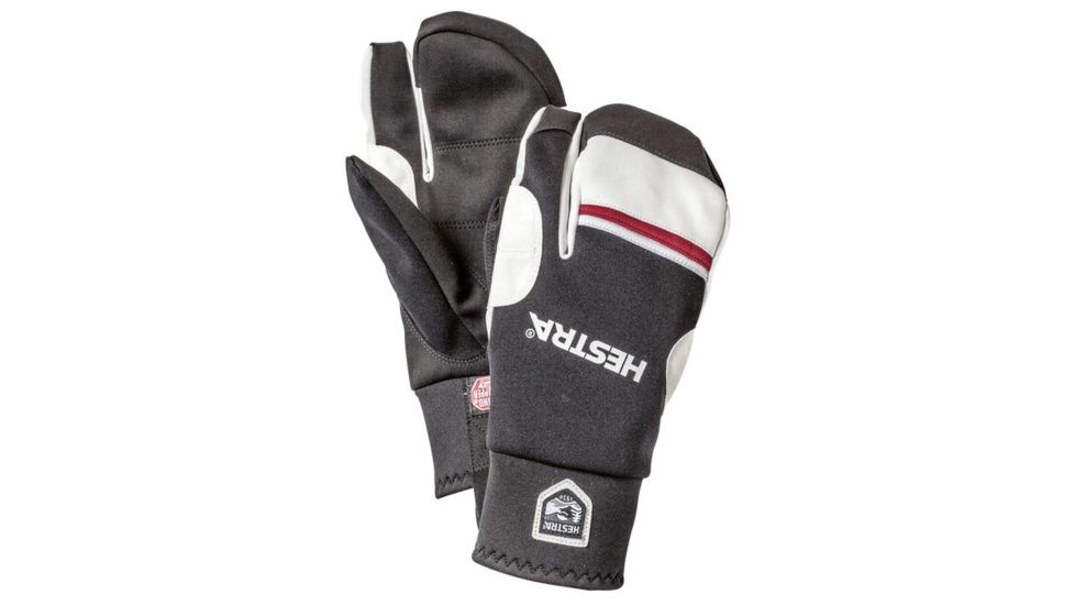 Hestra Windstopper Race Tracker 3-Finger Glove - Mens-Black-10