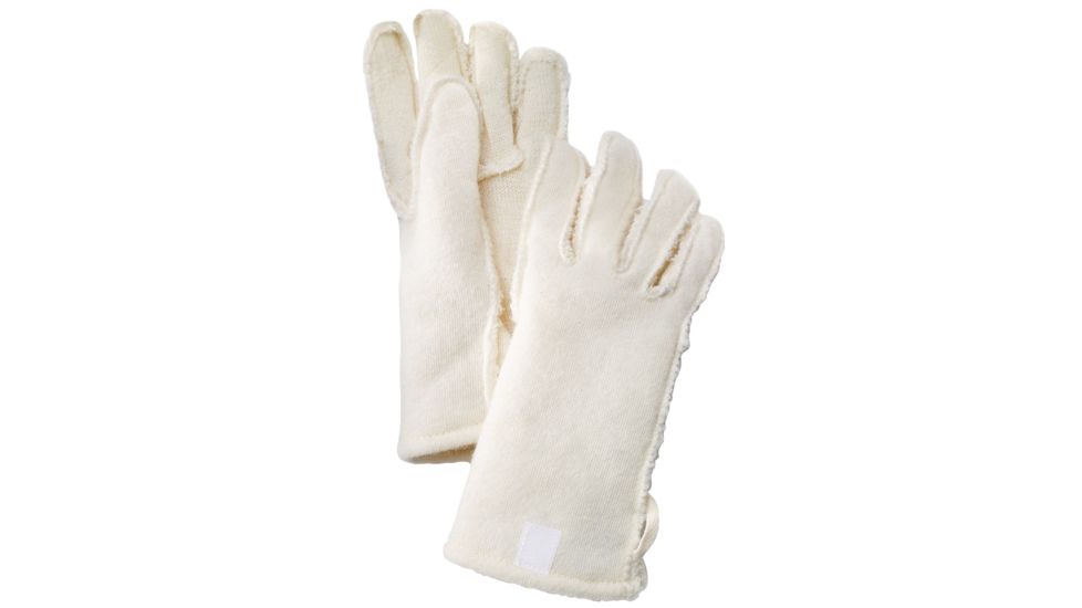 Hestra Wool Pile/Terry Liner 5 Finger Glove, Offwhite, 11, 34270-020-11