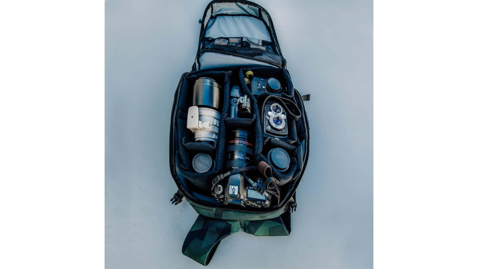 Hex Ranger Clamshell Dslr Backpack, Camo, HX2468-CAMO