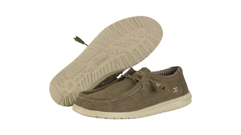 Hey Dude Wally Canvas - Men's, Nut, 13, 110061600-13