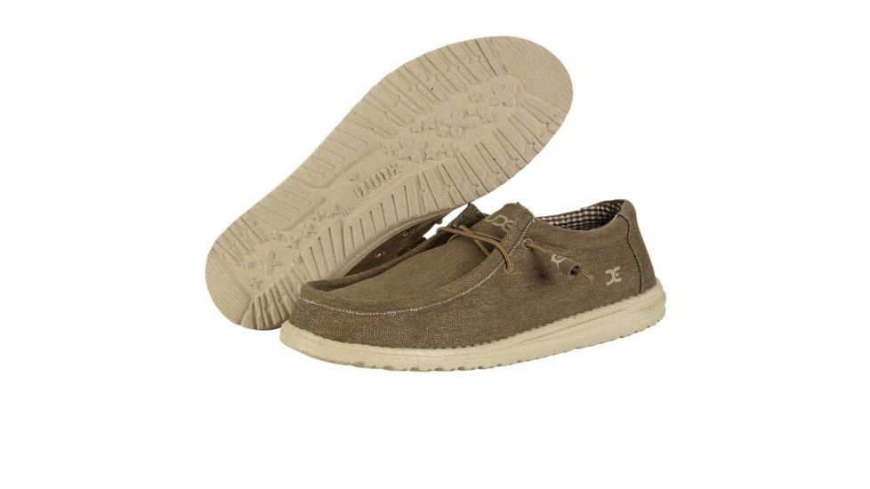 Hey Dude Wally Canvas - Mens, Nut, 13, 110061600-13
