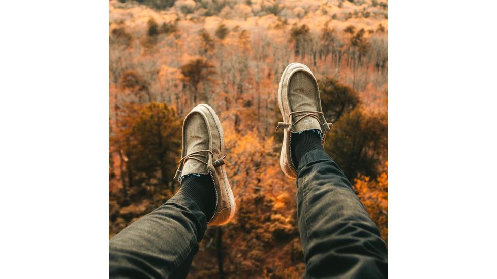 Hey Dude Wally Canvas - Mens, Nut, 13, 110061600-13