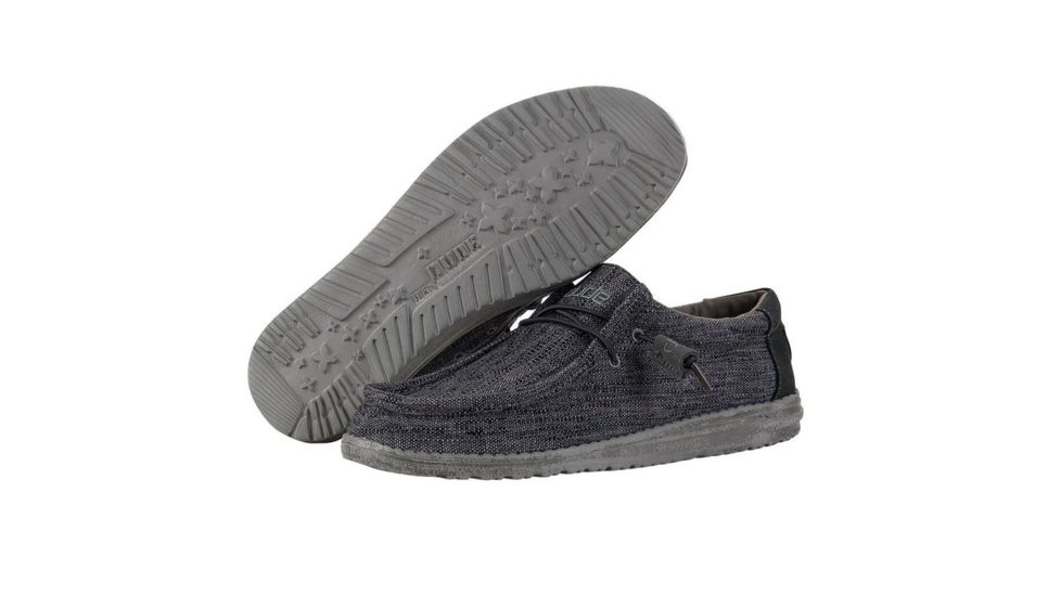Hey Dude Wally Woven - Mens, Carbone, 9, 110394300-9