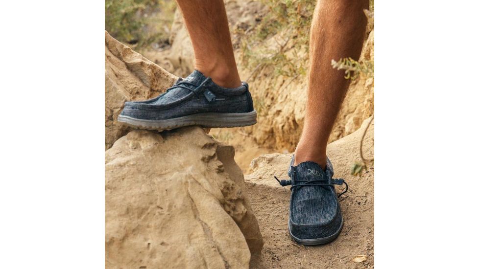 Hey Dude Wally Woven - Mens, Carbone, 9, 110394300-9