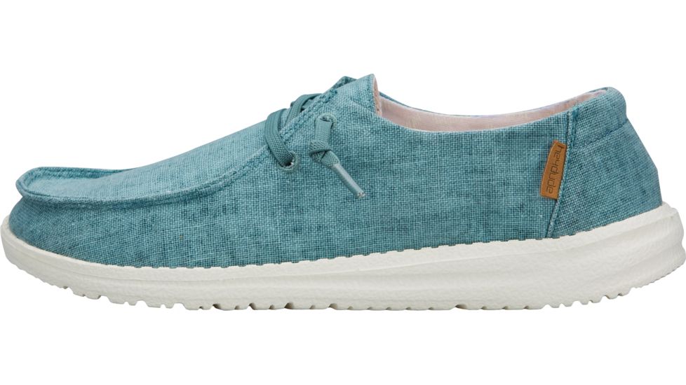 Hey Dude Wendy Chambray - Women's, Aqua, 8, 121412624-8