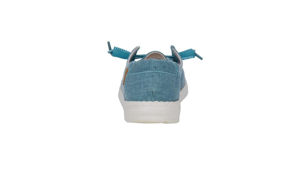 Hey Dude Wendy Chambray - Womens, Aqua, 8, 121412624-8