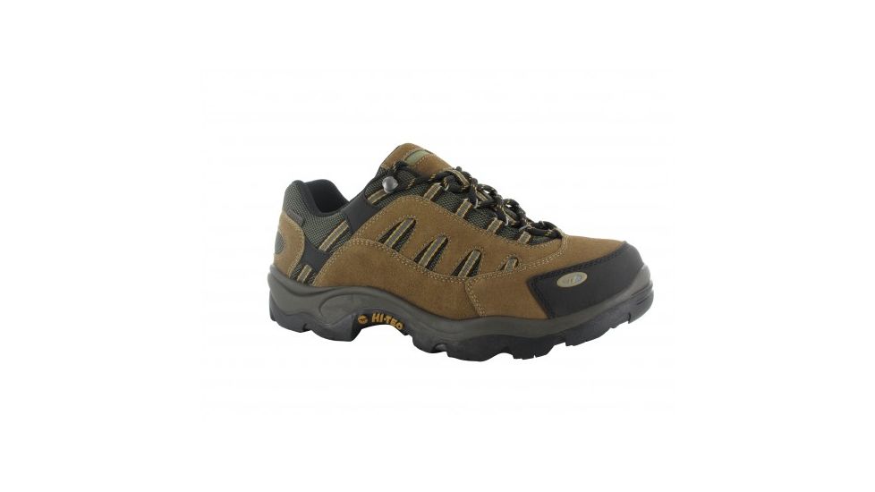 Hi-Tec Bandera Low WP Hiking Boots - Mens, Bone/Brown/Mustard, Medium, 14, 52064-M140