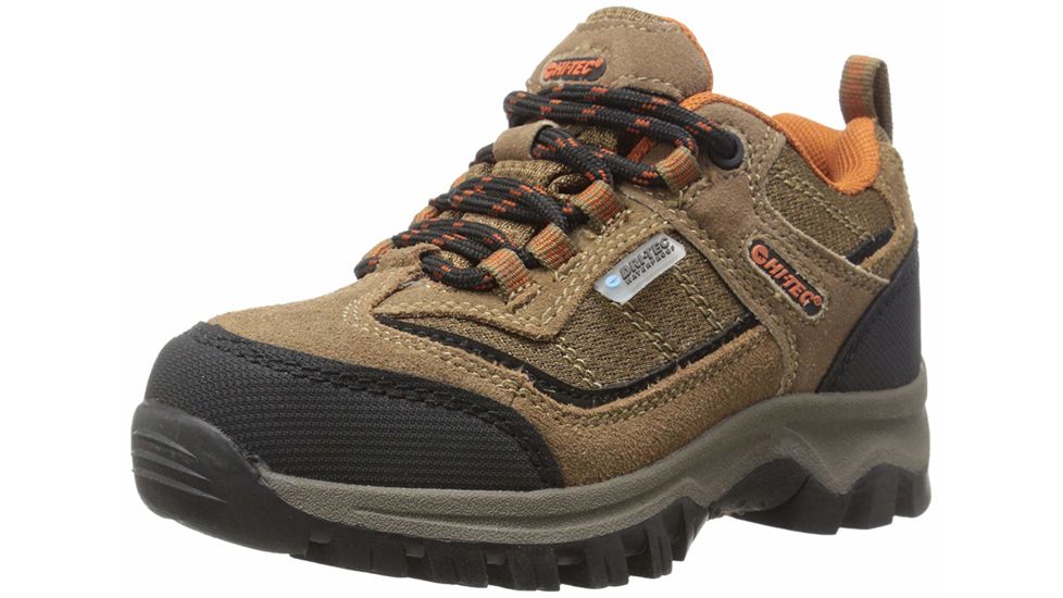 Hi-Tec Hillside Low WP Ch Boots - Kids, Brown/Orange, Medium, 1, 31462-M010