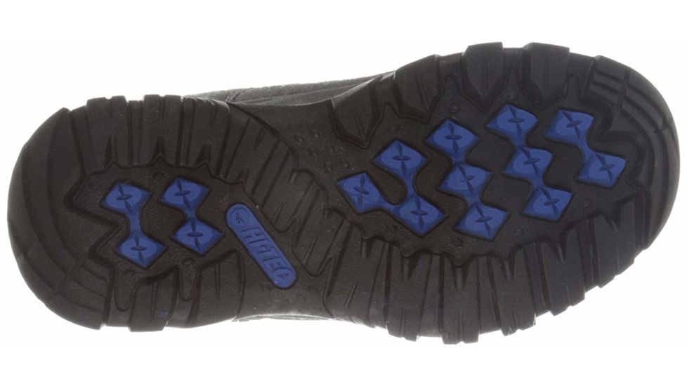 Hi-Tec Hillside Low WP Ch Boots - Kids, Charcoal/Blue/Black, Medium, 1, 31464-M010