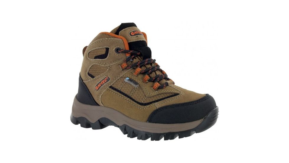 Hi-Tec Hillside WP Jr Boots - Kids, Brown/Orange, Medium, 1, 31436-M010