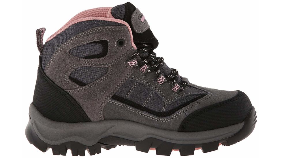 Hi-Tec Hillside WP Jr Boots - Kids, Charcoal/Blush, Medium, 2, 31437-M020