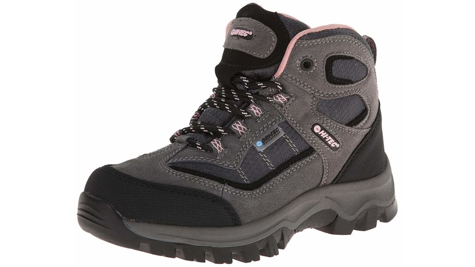 Hi-Tec Hillside WP Jr Boots - Kids, Charcoal/Blush, Medium, 2, 31437-M020