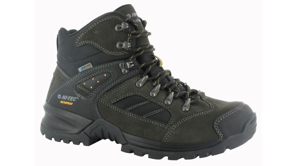 Hi-Tec Mount Diablo i WP Hiking Boot - Men's-Charcoal/Black/Grey-Medium-8.5