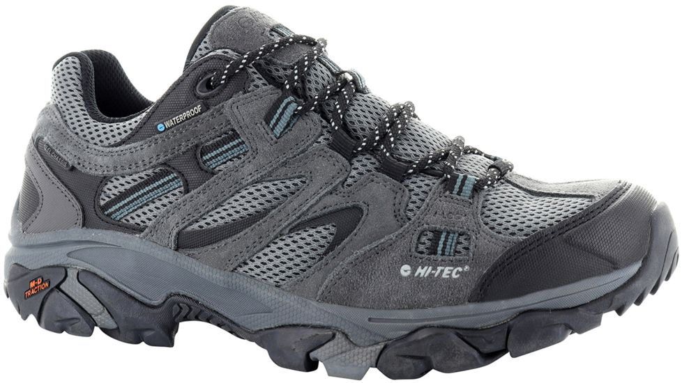 Hi-Tec Ravus Vent Low WP Hiking Boots - Mens, Charcoal/Cool Grey/Dark Slate, Medium, 7, 53117-M070