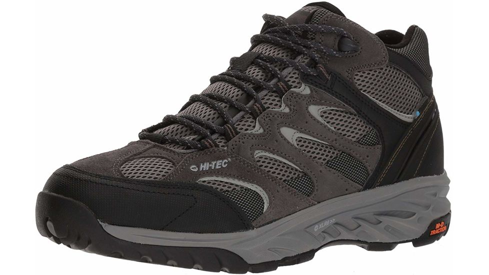 Hi-Tec Wild-Fire Blaze Low I WP Hiking Boots - Mens, Black/Charcoal/Steel Grey, Medium, 7, 53109-M070