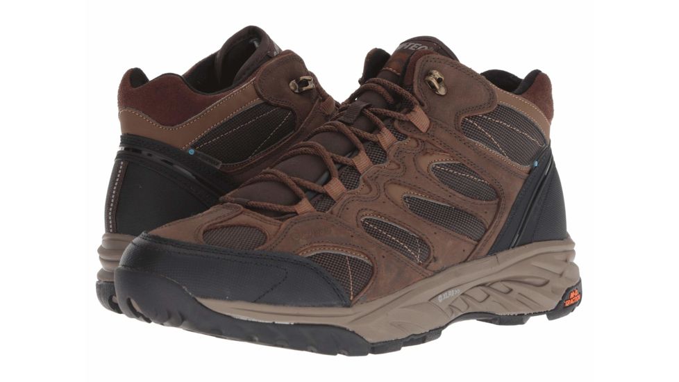 Hi-Tec Wild-Fire Blaze Mid I WP Hiking Boots - Mens, Chocolate/ Tan, Medium, 10, 53106-M100