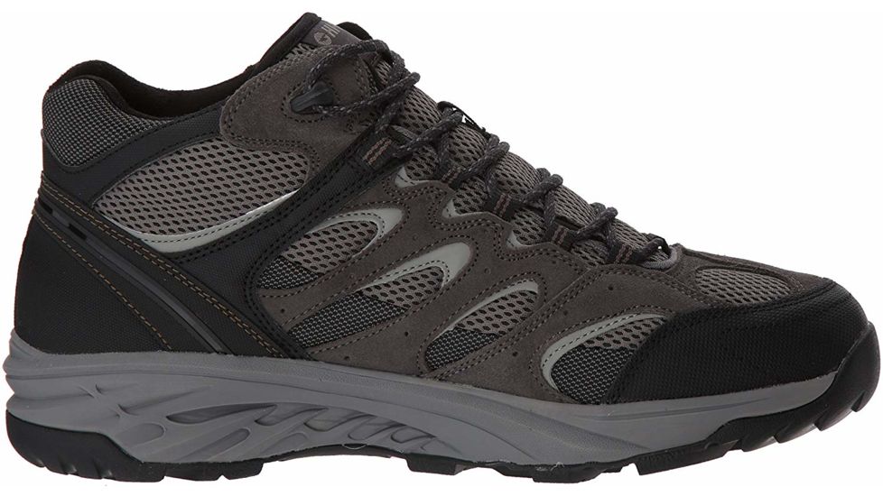 Hi-Tec Wild-Fire Blaze Mid I WP Hiking Boots - Mens, Black/Charcoal/Steel Grey, Medium, 7, 53107-M070