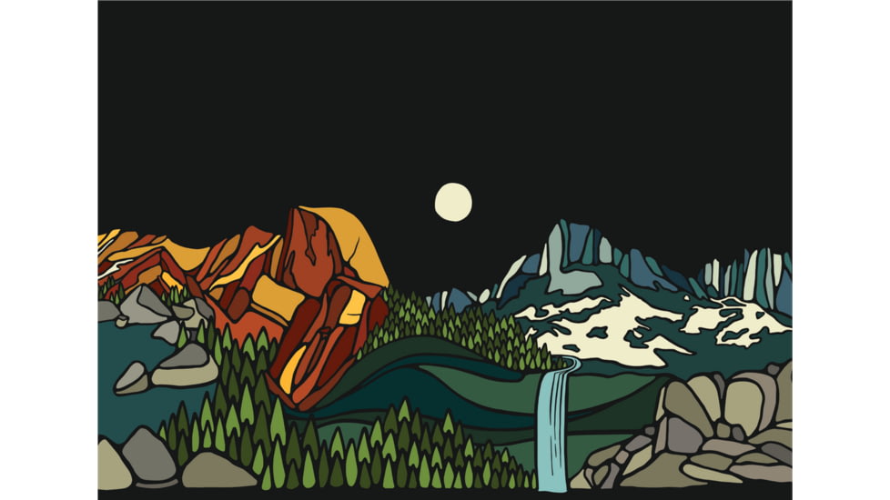 Hibear Sierra Sippin Art Prints - Daybreak &amp; Nightfall 4X6", sierra-sippin-art-prints-daybreak-nightfall