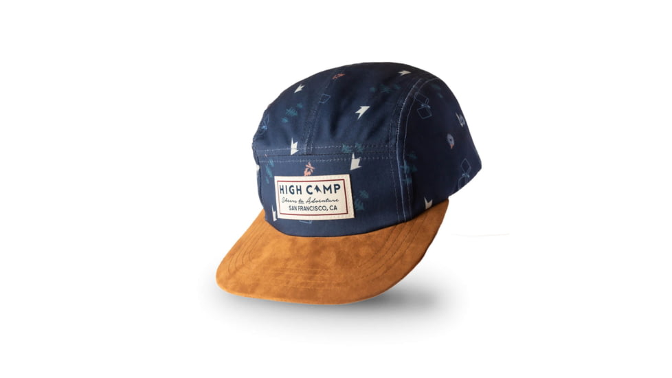 High Camp Flasks Camp 5-Panel Hat, Multi, 4709916377135