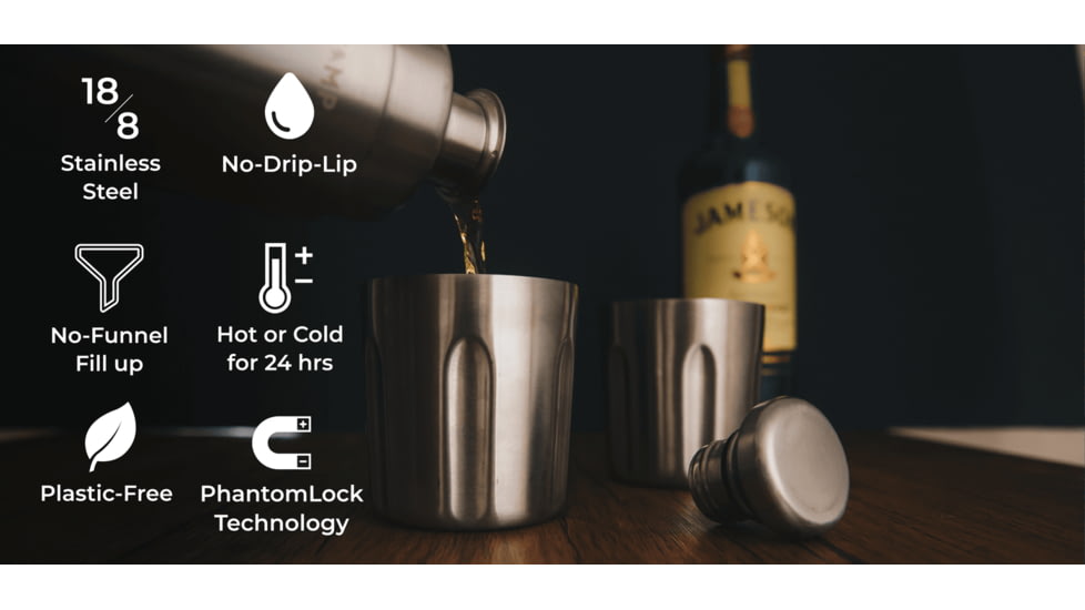 High Camp Flasks Custom Engraved Firelight Flask, 750ml, 4791927013423