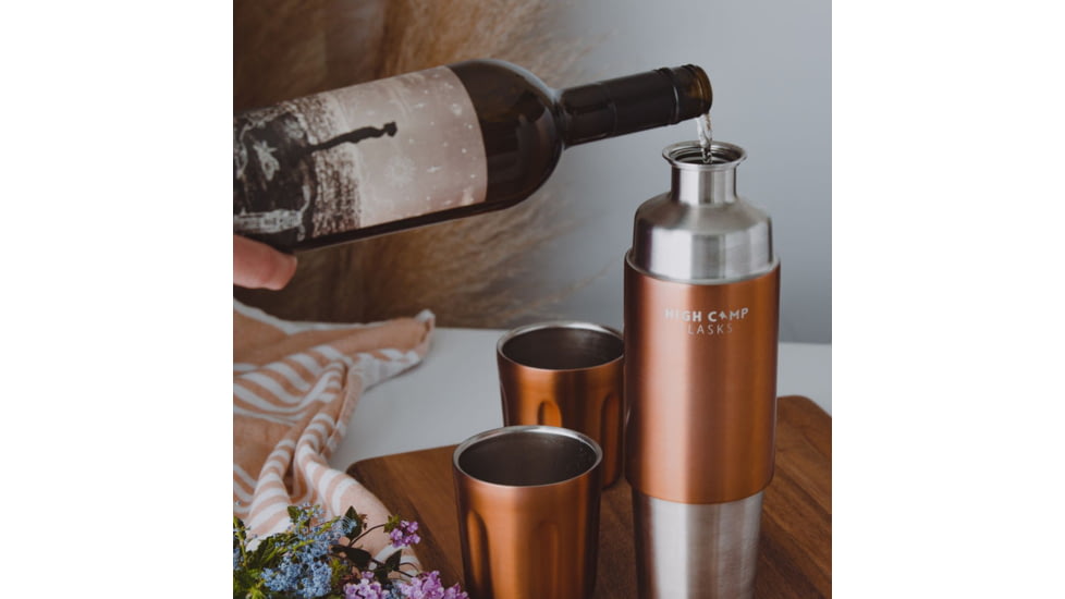 High Camp Flasks Custom Engraved Firelight Flask, 750ml, 4791927013423