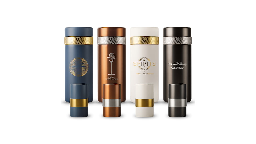 High Camp Flasks Custom Engraved Highball ShakerTM, c3128cr