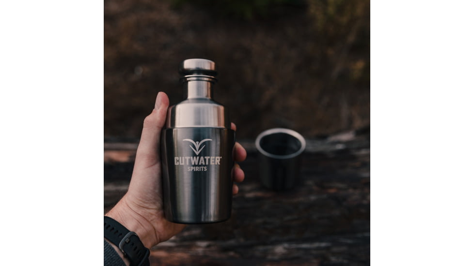 High Camp Flasks Cutwater Spirits Cobranded Firelight Flask, 375ml, 4796580888623
