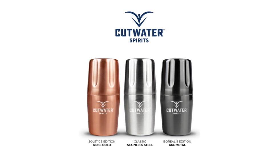 High Camp Flasks Cutwater Spirits Cobranded Firelight Flask, 375ml, 4796580888623