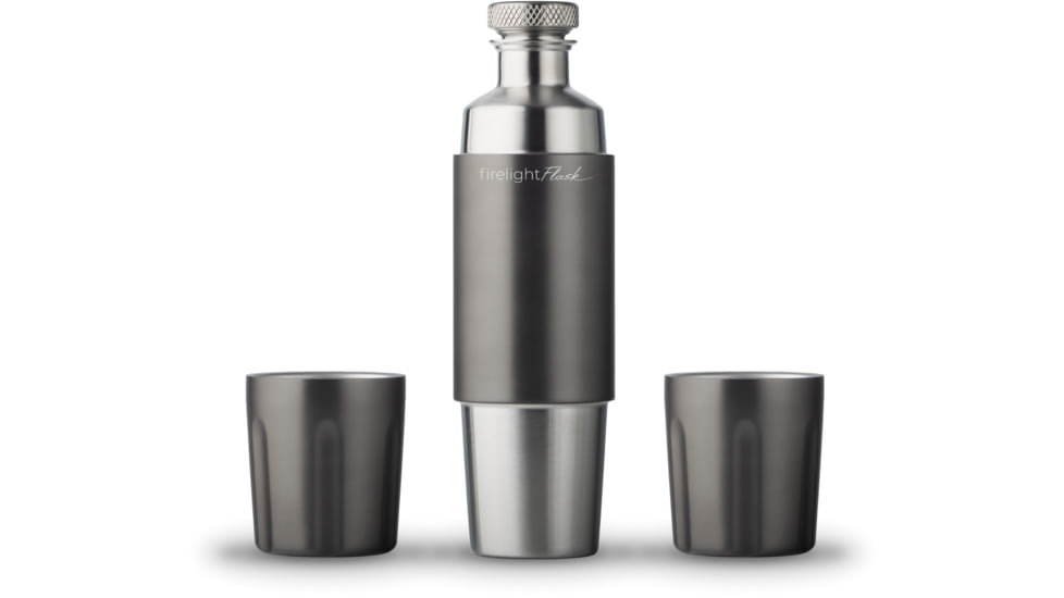 High Camp Flasks Firelight Flask, Gunmetal, 750ml, 2124g