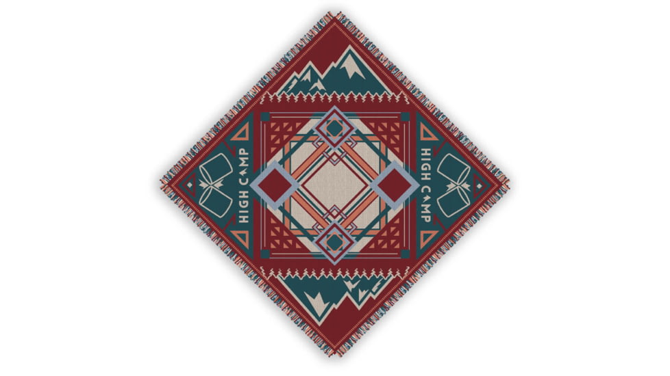 High Camp Flasks High Camp Flasks Drinking Blanket, 53in x 53in, 4709908512815
