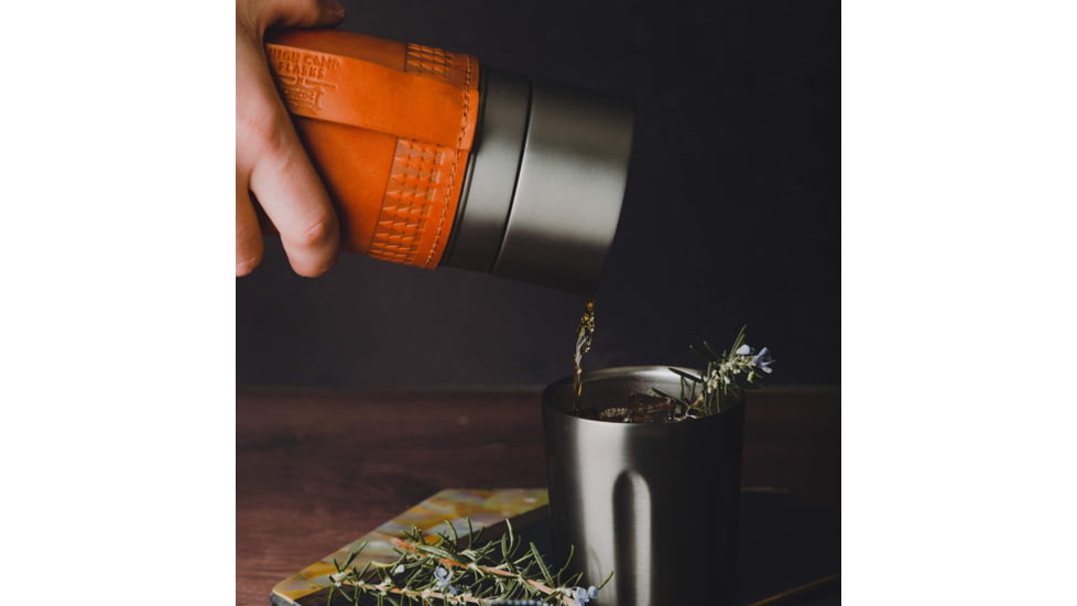 High Camp Flasks Highball Shaker Orox Leather Holster, 6785447198767