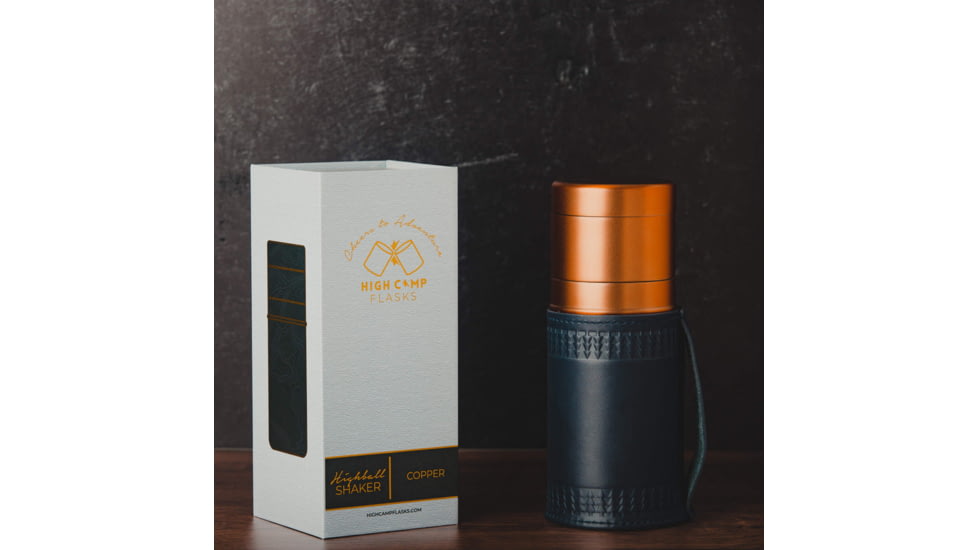 High Camp Flasks Highball Shaker Orox Leather Holster, 6785447198767