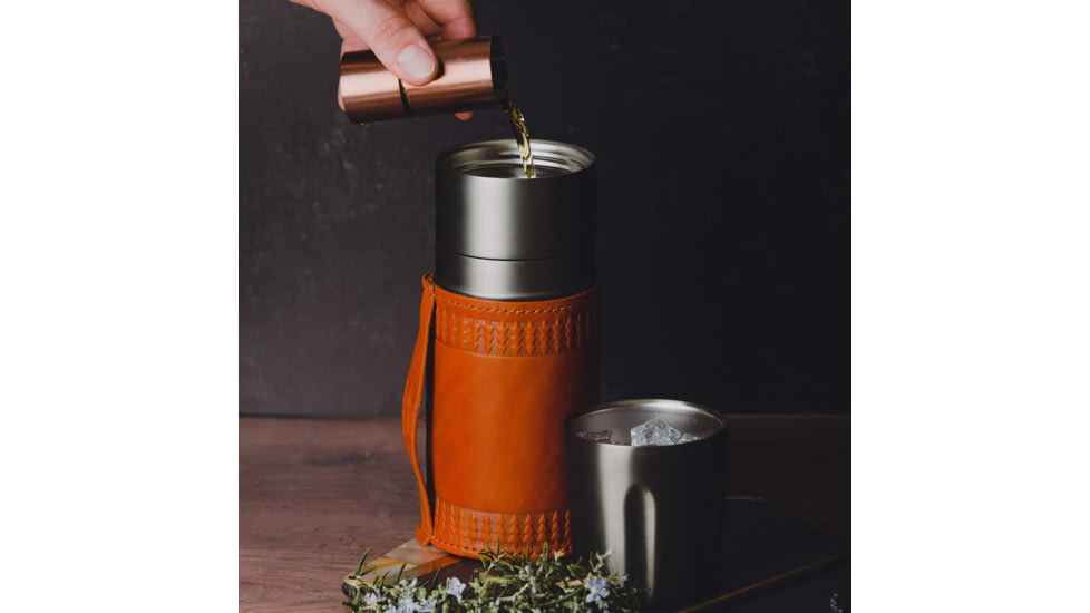 High Camp Flasks Highball Shaker Orox Leather Holster, 6785447198767