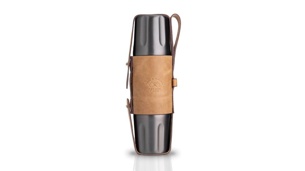 High Camp Flasks Orox Leather Holster for Firelight Flask, Natural, 750ml, orox-carrying-case