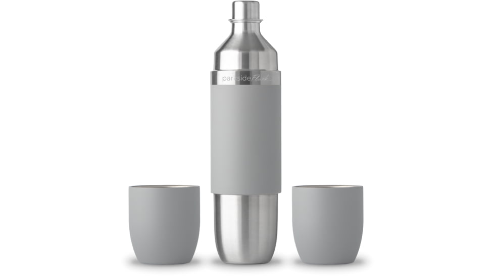 High Camp Flasks Parkside Flask, Parasol Grey, 750ml, 1100C