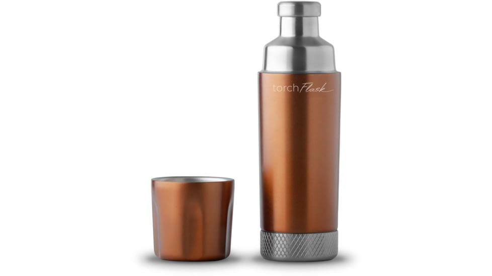 High Camp Flasks Torch Flask, Copper, 9oz, 2138c