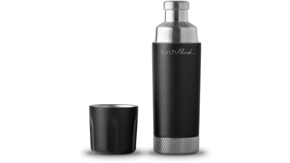 High Camp Flasks Torch Flask, Onyx, 6oz, 1144