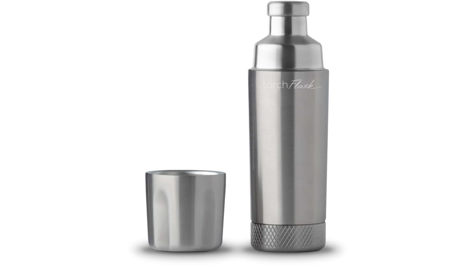 High Camp Flasks Torch Flask, Stainless Steel, 6oz, 1139
