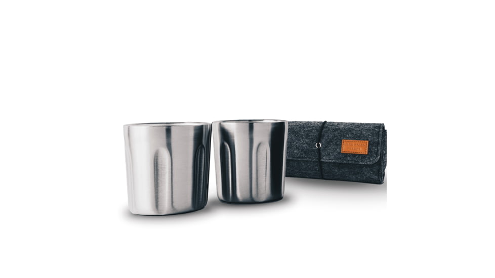 High Camp Flasks Tumbler, 2 Pack with Soft Case, 325ml, 4775372521519