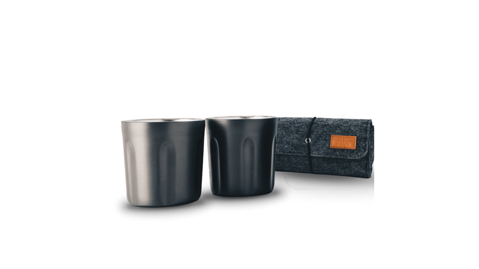High Camp Flasks Tumbler, 2 Pack with Soft Case, 325ml, 4775372521519