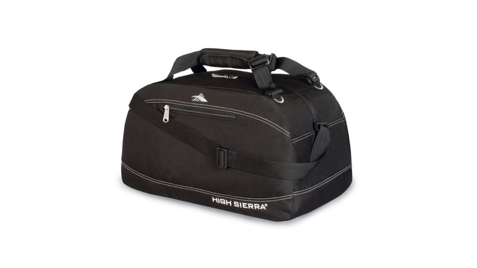 High Sierra 24 In Pack-N-Go Duffel, Black/Black/Black, 24.0inx 13.0inx 11.5in, 53608-3054