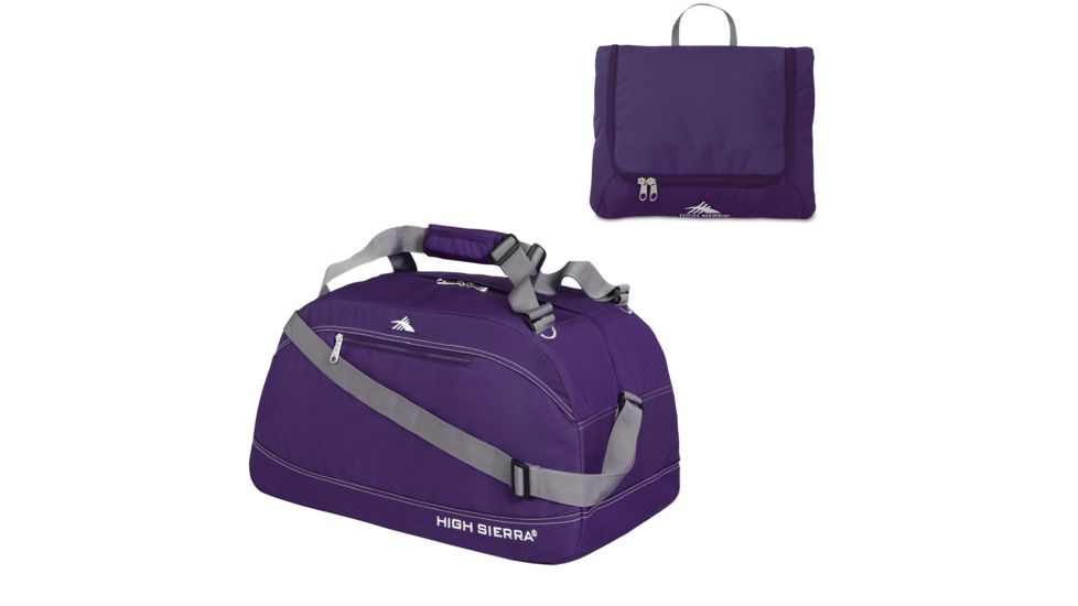 High Sierra 24 In Pack-N-Go Duffel, Deep Purple, 24.0inx 13.0inx 11.5in, 53608-3672