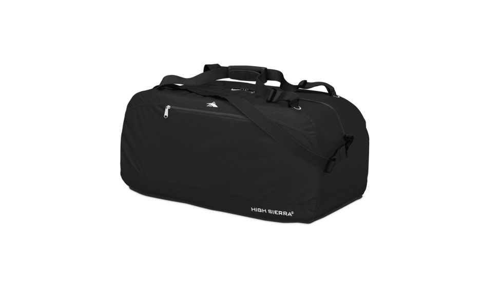 High Sierra 36 In Pack-N-Go Duffel, Black/Black/Black, 36.0inx 16.0inx 15.0in, 53618-3054