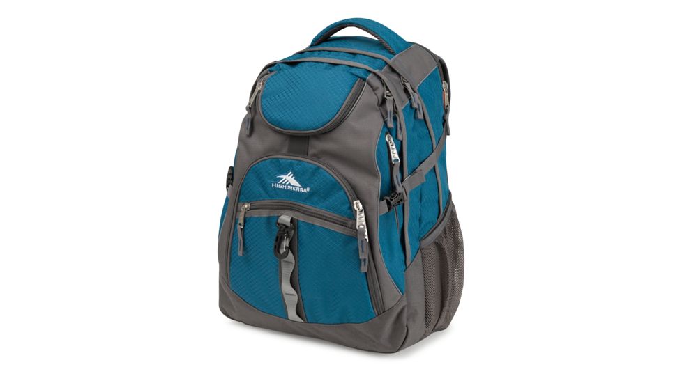 High Sierra Access Laptop Backpack, Lagoon/Slate, 20inx 15inx 9.5in, 53671-4960