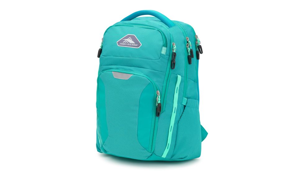 High Sierra Autry Laptop Backpack, Turquoise/Aquamarine, 19inx 12.5inx 9in, 105159-6808